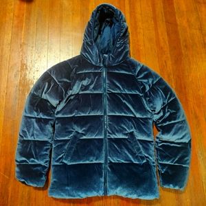 Girls Old Navy Velour Coat- Size XXL